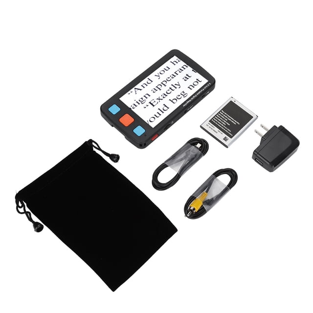 5 Inch LCD Low Vision Digital Magnifier Electronic Reading Aid US110-240V 4-32X HD Visual Aid