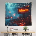 thumbnail image 3 of Halloween Tapestry Halloween Decor, Halloween Way Home Wall Tapestry Aesthetic, Halloween Decorations Tapestry Wall Hanging for Bedroom, Livingroom - 60x51in, 3 of 6
