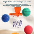 thumbnail image 3 of HEVIRGO Indoor Basketball Hoop Over The Door Mini Basketball Hoop Indoor Sports Accessory for Home Dorms Offices, 3 of 8