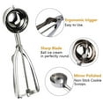 thumbnail image 7 of Vruelia Set of 3 Ice Cream Scoop Cookie Scoop Stainless Steel with Trigger, 7 of 7