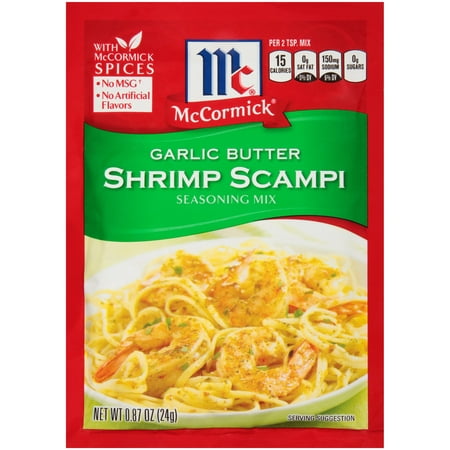 (4 Pack) McCormick Garlic Butter Shrimp Scampi, 0.87