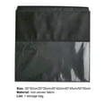 thumbnail image 3 of Practical Moistureproof Storage Bag Dustproof Drawstring Non Woven Fabric Clothes Storage Bag for Home-Grey,40cm, 3 of 7