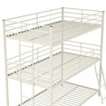 thumbnail image 4 of DHP Everleigh Triple Metal Bunk Bed, Twin/Twin/Full, Off White, 4 of 9