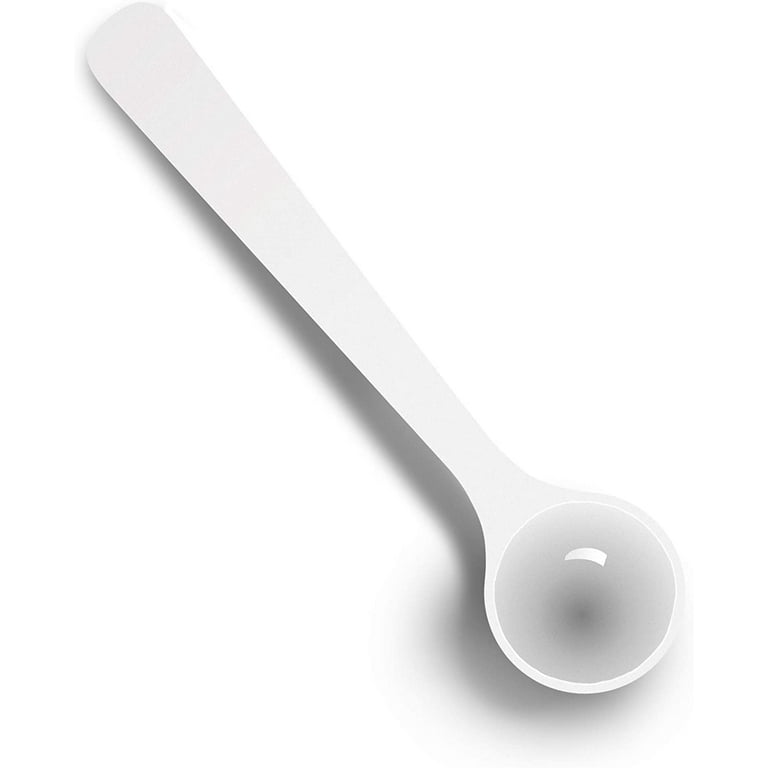 1 Gram Pack of 30 White Measuring Smidgen Micro Scoop 2 Ml PP Lab Measuring Mini  Spoons for Powder Measurement or Baking - Static-Free Plastic Tiny Scoops  for Milligram Small Measure (30, White) 