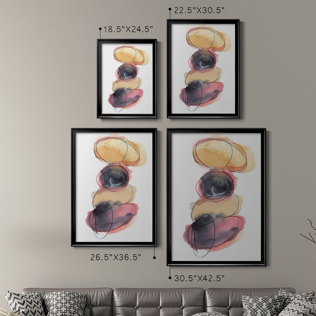 Balancing Act II Premium Framed Print, in Gold, Black, or Silver - Ready to Hang