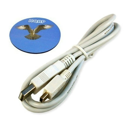 White Mini Usb - HQRP USB to mini USB Cable (White) for Rand McNally Good Sam RVND 7735 LM ; Road Explorer 50 / 60 ; Foris 850 GPS plus HQRP Coaster