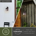thumbnail image 7 of Vaxcel - Yosemite 1-Light Outdoor Wall Sconce in Rustic and Lantern Style 11.25, 7 of 7