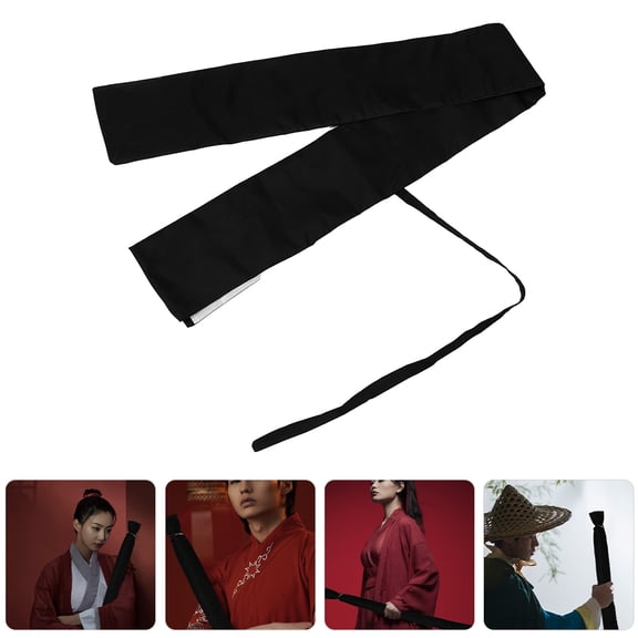 IBASETOY Black Outdoor Portable Carrying Bag Sleeve for Japanese Swords with Versatile Use
