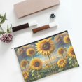 thumbnail image 6 of Susaid Artistic Oil Painting Sunflower Print Makeup Mini Bags for Women Multi Color Cosmetics Bag Travel Toiletry Bag Pencil Pouch Blank Makeup Bags with Zipper, 6 of 7