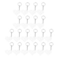 thumbnail image 5 of MLINS Acrylic Heart Shaped Keychain Blanks for DIY Crafts Clear Transparent with Metal 30 Pieces, 5 of 8