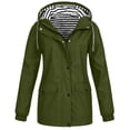 thumbnail image 3 of Neewe Women's Waterproof Rain Jacket Lightweight Raincoat Hooded Hiking Jacket Softshell Windbreaker, 3 of 8