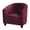 Red, variant on CJC Velvet Tub Chair Cover, High Stretch Club Chair Slipcover Washable Armchair Sofa Couch Cover for Living Room Club Cafe (Camel)