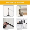 thumbnail image 3 of HLONK 1pc Multi-Purpose Plastic Magnetic Tool Holder  Wall-Mounted Kitchen Counter Space Saver  Knife Storage Rack  Utility Appliance Organizer, 3 of 7