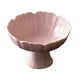 thumbnail image 2 of Frutero de cerámica con base decorativa para encimera de cocina, bandeja de frutas con forma de loto. Rosa, 2 of 9