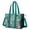 German Shepherd With, variant on Teacher Tote Bag,Chihuahua and Pioneer Flower Teacher Utility Tote Bag,Large Work Tote Bags for Women with Multiple Pockets,Top Zipper Closure,13.8x10.6x6.7 Inch