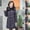 Purple, variant on Babysbule Winter Jackets for Women Clearance Women's Winter Plus Size Mid-Length Slim Padded Jacket Mother's Cotton Coat