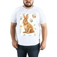 thumbnail image 5 of Summer Oversize Anthonyreed._Watercolor_Bunny_Seamless_Picture_Easter_Holiday_bd-db-c-ad-edadeeSweatshirt Soft Large T Shirts For Women Loose Brown, 5 of 5
