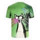 thumbnail image 4 of Blusas y camisas de manga corta y cuello redondo para hombre, estilo casual, con estampado del Día de San Patricio, para hombre, para fitness, deportes, pantalones cortos, camisetas, blusas de poliést, 4 of 5