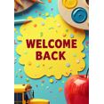 thumbnail image 4 of Space Theme Welcome Back Banner School Backpack and Planets Colorful Backdrop Classroom Decorations Outer Space Party Supplies Photography Props, 4 of 4