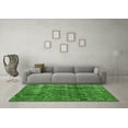 thumbnail image 3 of Ahgly Company Indoor Rectangle Abstract Green Modern Area Rugs, 3' x 5', 3 of 4