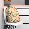 thumbnail image 3 of Easygdp Groovy American Western Footwear Mochila Ligera de 15 Pulgadas para Estudiantes, Mochila Cómoda para la Escuela y Viajes, Correas Ajustables, 3 of 6