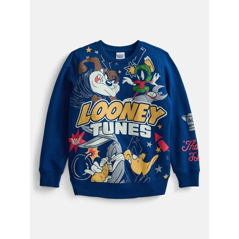 Warner Bros Looney Tunes Boys Graphic Fleece Sweatshirt photo 1