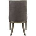 thumbnail image 4 of Uttermost Aidrian Chaise d'Appoint en Bois et Tissu en Gris, 4 of 8