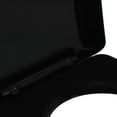 thumbnail image 5 of vidaXL Black Square Soft-Close Toilet Seat with Quick-Release Design, 5 of 33