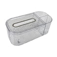 thumbnail image 5 of Tissue Box Cover, Rectangular Tissue Box Holder with Stationery Remote Control Holder and Storage Compartment for, 5 of 8