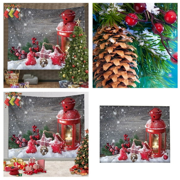 Christmas Holiday Banner Garage Door Decorations Xmas Garage Door Cover Banner Winter Photography Background Party Supply Signs For Outdoor Background Banner Bedroom Living Room Tapestry The Star