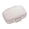 thumbnail image 2 of Pastillero de 3 Rejillas jinwen Estuche organizador de pastillas Beige, 2 of 8
