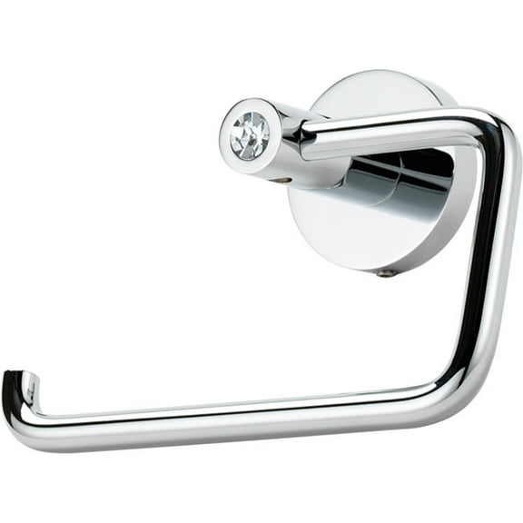 Swarovski Crystal Singe Post Tissue - Finish: Satin Nickel
