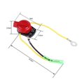 thumbnail image 3 of Set of 2 on/off switches for Honda GX120 and GX160 motorcycle engine, 3 of 3