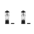 thumbnail image 4 of Billuyoard Exprimidor portátil con carga USB de 600 ml, licuadora multifuncional de alta capacidad, batidora de frutas portátil negro 4000 mAh/7.4 V 2Conjunto, 4 of 6