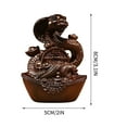 thumbnail image 2 of Estatua de serpiente pequeña de madera, figuritas de serpiente del Feng Shui chino, regalo del Año de la Serpiente 2025, escultura de serpiente, adornos de mesa para el hogar y la oficina., 2 of 7