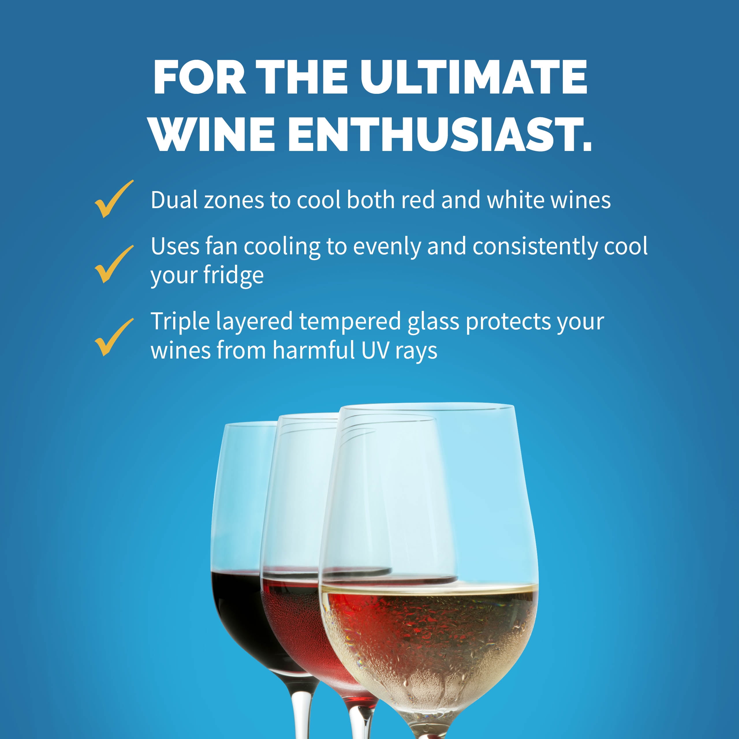 NewAir 15 Built in 29 Bottle Dual Zone Compressor Wine Fridge in