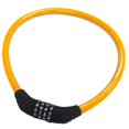 thumbnail image 1 of Sanwo Security Bike Lock 4 Digit Resettable combination cable Lock for Bicycle, 2 Feet x 12 Inch (Orange), 1 of 1