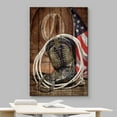 thumbnail image 3 of wall26 Canvas Print Wall Art Wood Panel Cowboy Boot Horse Lasso Nature Animals Digital Art Realism Decorative Farmhouse Zen Rustic Multicolor Wildlife for Living Room, Bedroom, Office - 24"x36&q, 3 of 5