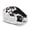 Black White Smoke Pattern, variant on Soft Flat Newsboy Hat for Summer Walking, Colorful Floral Pattern Design Polyester Lightweight Flat Cap Formal