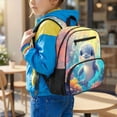 thumbnail image 2 of Pzuqiu Cute Dolphin Toddler Backpack for Boys Girls 3-6, 13.5 Inch Water Resistant Preschool Bag Breathable Padded Strap Lightweight Kids Bookbag for Kindergarten Daycare, 2 of 7