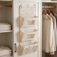 thumbnail image 6 of Fabric Hanging Over-the-Door Storage Organizer Bag with Multiple Pockets for Underwear, Socks, and Small Closet Items – Space-Saving Wardrobe Organizer for Dorms and Small Rooms, 6 of 6