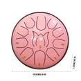 thumbnail image 2 of CHOK Rain Drum for Outside  11 Note 6 Inch Rain Drum for Outside Garden  Chakra Drum for Rain Outdoor  Drum Rain Chime Waterproof  Steel Tongue Drum Rain Chime  Handpan Drum Steel Tongue, 2 of 4
