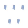 thumbnail image 1 of Wisewang Slim PVC Transparent IC Card Bus Card Credit Card Card Credit Card Cover Cover Case Holder Without Rope 2 5Set, 1 of 3