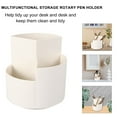 thumbnail image 6 of FRCOLOR  Rotating Pen Holder Office Desk Accessories Pencil Student White, 6 of 8
