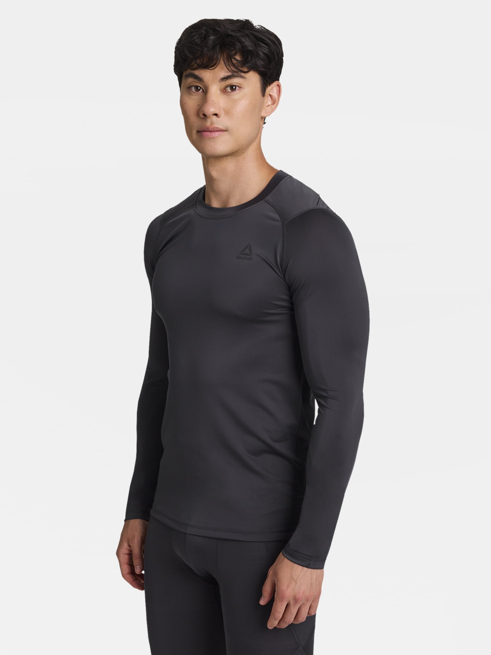Reebok Men's and Big Men's Kinetic Compression Long Sleeve Top, Sizes XS-5XL
