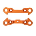 thumbnail image 3 of 2 placas de conexión de metal para brazo inferior delantero, color naranja, para coche RC ZD Racing DBX07 EX 07 a escala 1/7, 3 of 14