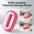 thumbnail image 5 of Extra Large And Thick Sponge Brush With Handle For Cleaning Tiles Bathroom Brush Multi Functional Household Cleaning Pot Brush And Sink Brush, 5 of 5