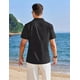 thumbnail image 3 of Camisa Casual Playa Guayabera Lino Manga Corta Para Hombre, 3 of 7