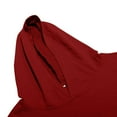thumbnail image 6 of NinXxx Women's Casual Loose Solid Long Sleeve Hoodie Pullover Sweatshirt Red S, 6 of 6