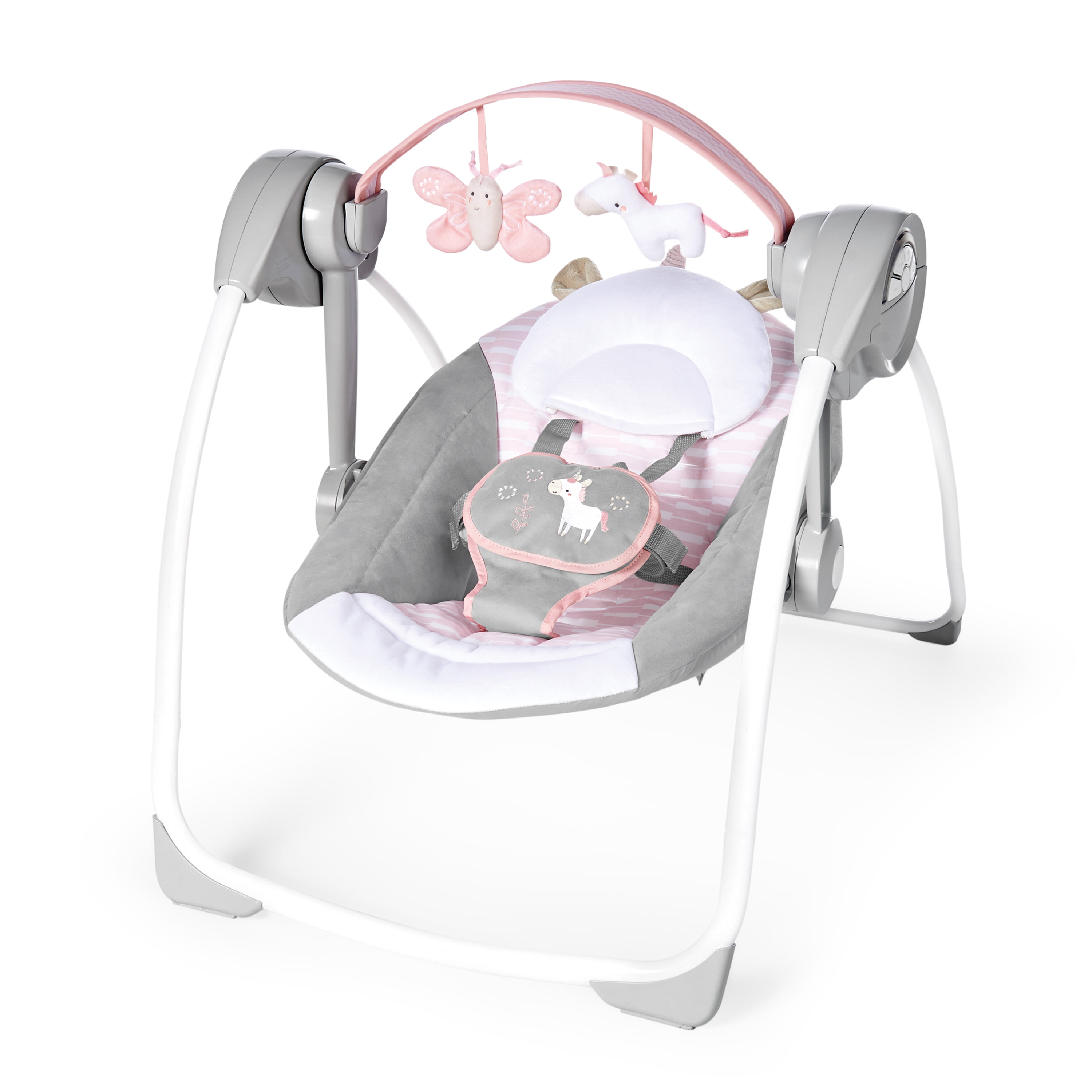 Ingenuity Soothe 'N Delight Portable Baby Swing - Flora photo 1